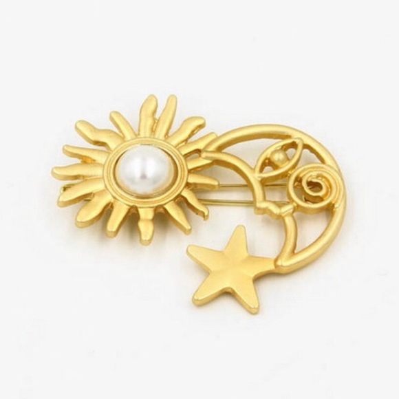 Accessories - ☀️🌛⭐️ Sun, Moon, and Star Pearl Hair Clip
